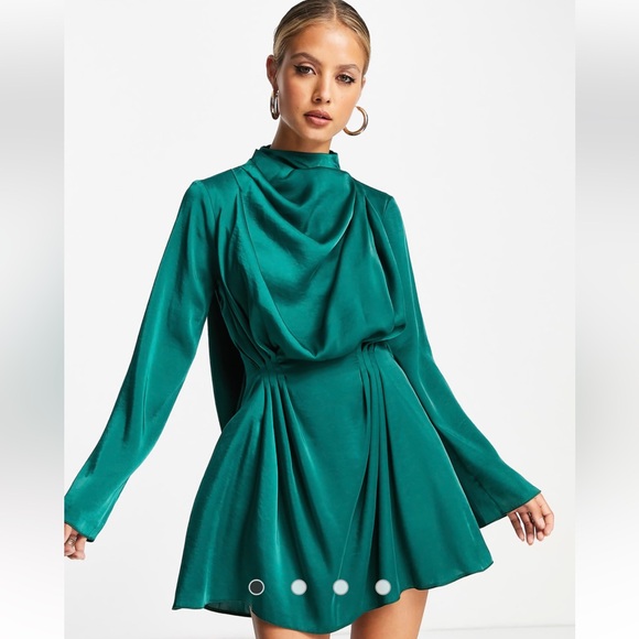 ASOS Dresses & Skirts - ASOS Satin Drape mini dress